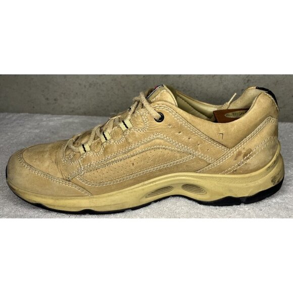 ECCO A-Traction Dakota Shoes Mens US 9 - 9.5 EU 43 Leather Tan Vibram Sole - Picture 5 of 8
